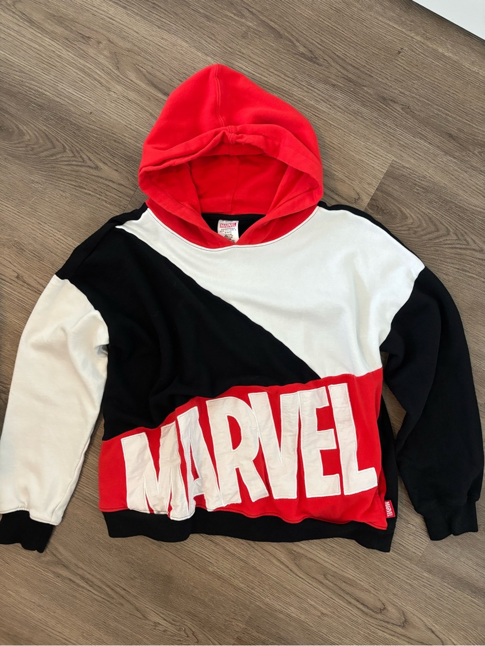 Disney Store Marvel Comics Collector Colorblock Organic Cotton Pullover Hoodie